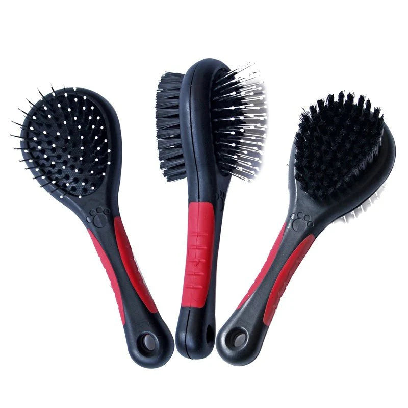 9-in-1 pet grooming kit showing brush and cleaning tools detail