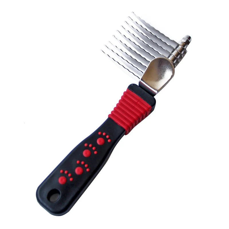 Fur Perfect complete pet grooming set — grooming tool close-up