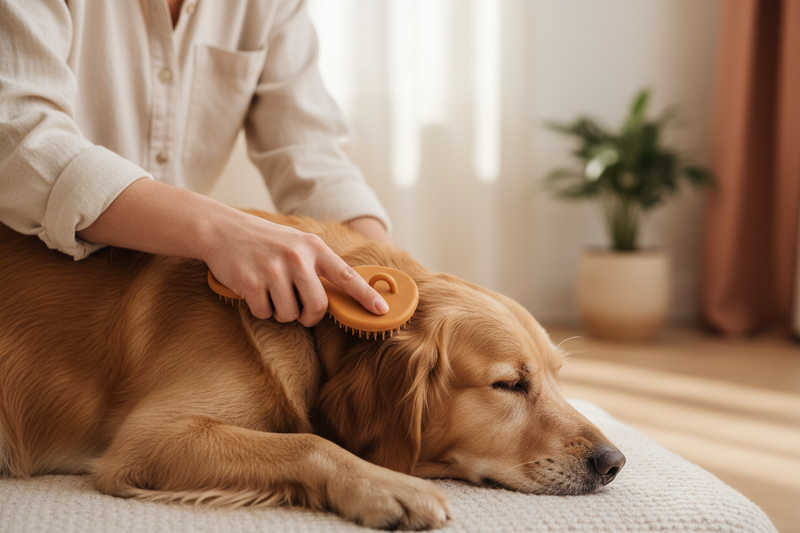 Brush — Remove loose fur and detangle